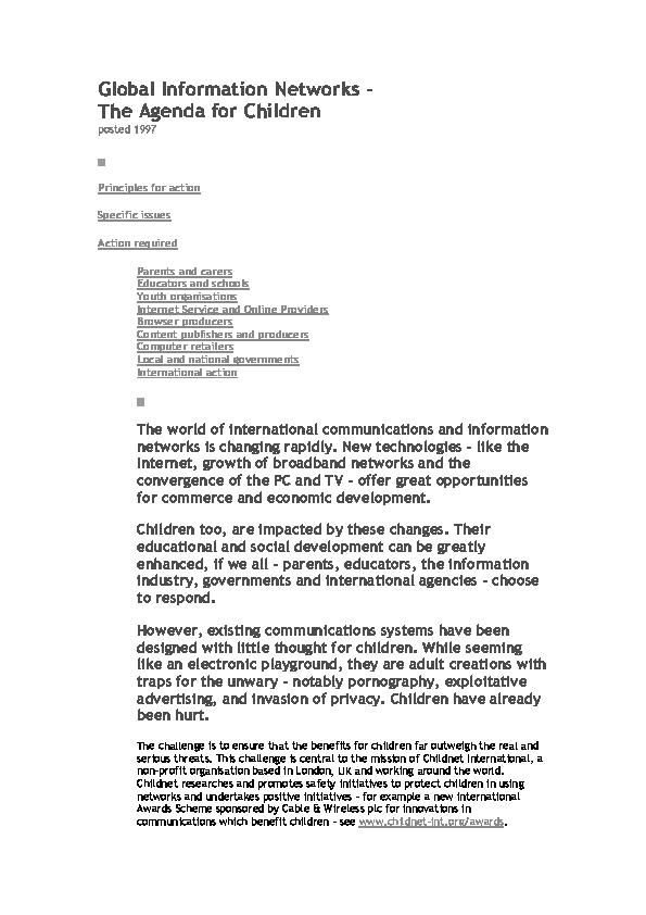 Policy & consultation responses | Childnet