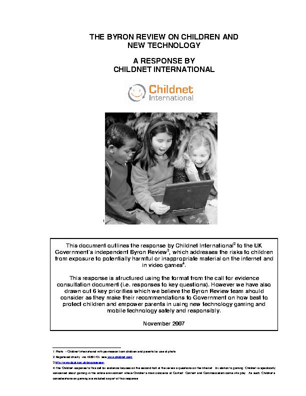 Policy & consultation responses | Childnet