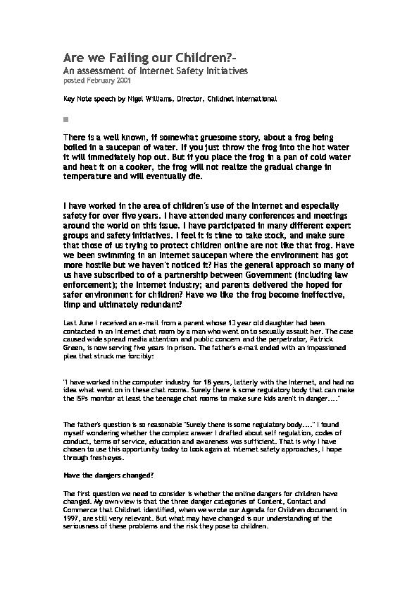 Policy & consultation responses | Childnet