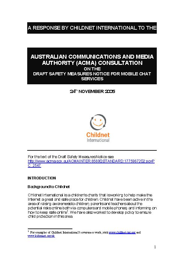 Policy & consultation responses | Childnet
