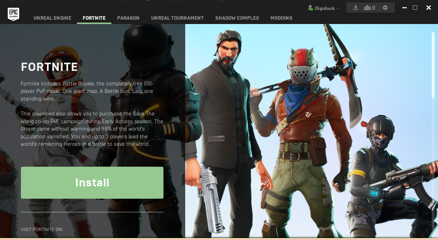 Install Fortnite using the Epic Games Launcher - Fortnite Support