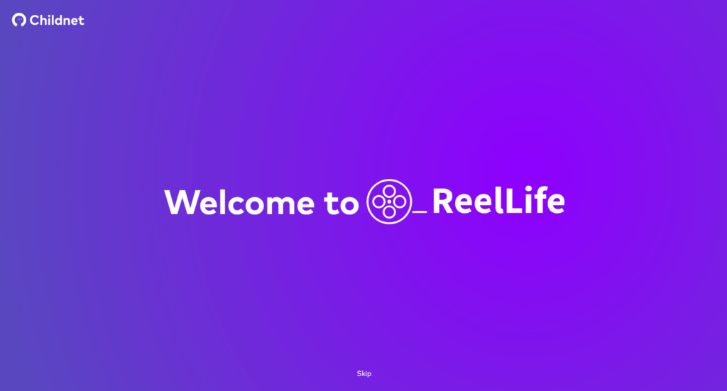 ReelLife interactive resource for teachers and children and young people